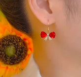 Red Bowtie Stylish Earrings